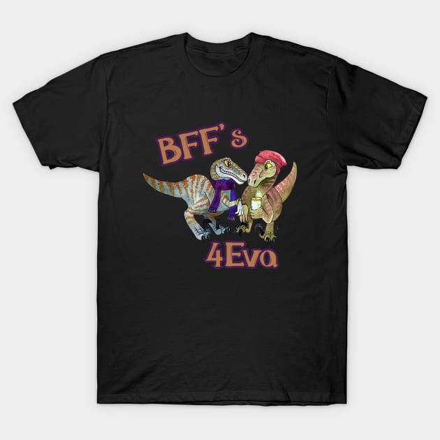 Rapter BFfs 4eva T-Shirt by SkyeElizabeth